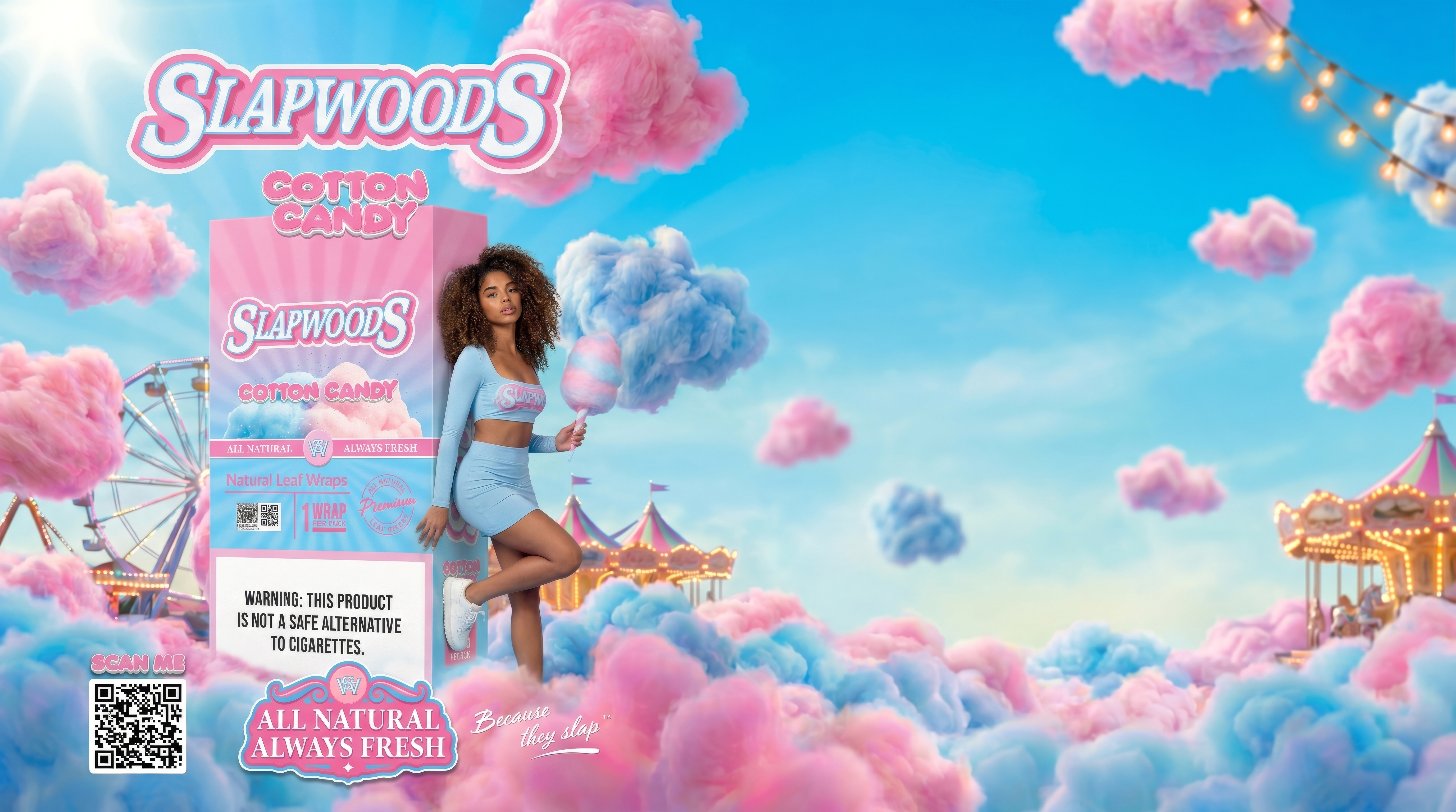 Slapwoods Cotton Candy — new drop